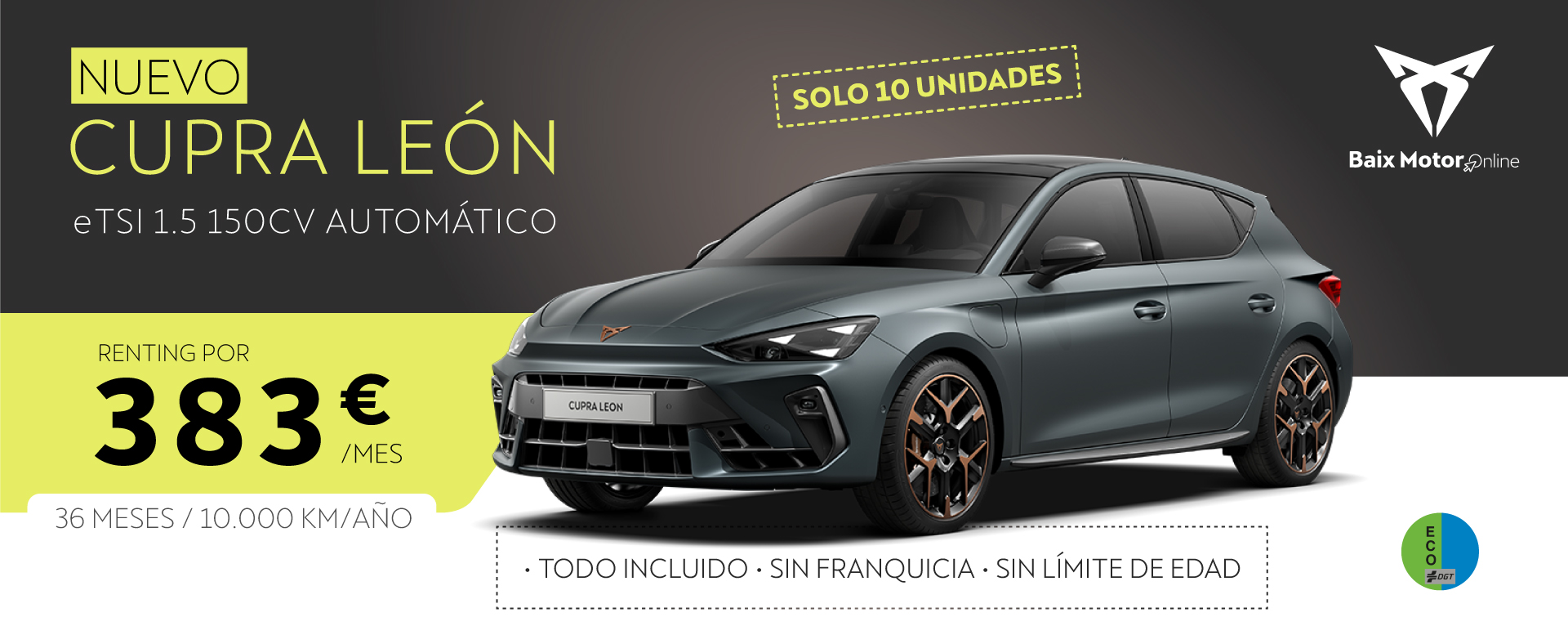 Cupra Leon  con la mejor oferta renting