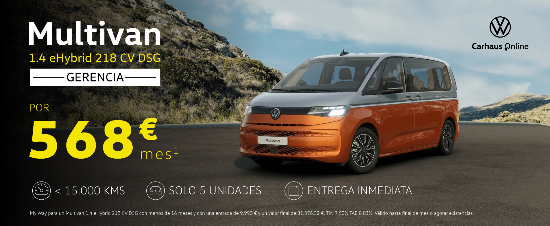 Oferta Multivan  Volkswagen Hibrida KM0